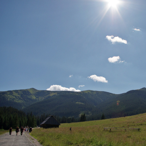 w drodze do schroniska- Dolina Chochołowska #DolinaChochołowska #góry #Lipiec2013 #Tatry