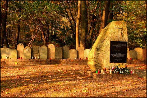 Lapidarium Niemieckie - pomnik -" Ku pamięci niemieckich mieszkańców Kołobrzegu pochowanych na dawnych cmentarzach naszego miasta" #Kołobrzeg #LapidariumNiemieckie #nagrobki #pomnik