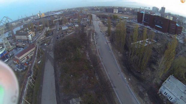 Gdańsk Nowa Wałowa dron #GdańskNowaWałowa