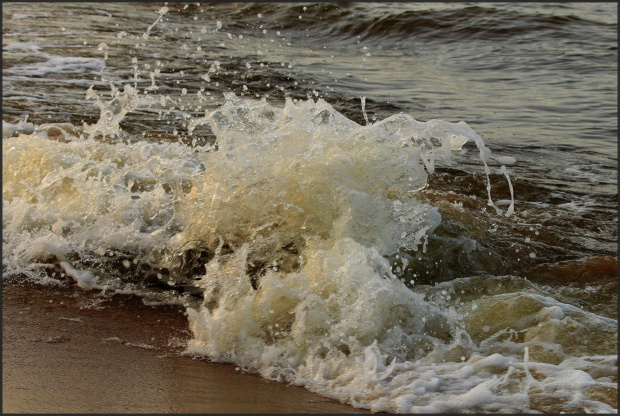 Jak kamień w wodę :) #Kołobrzeg #morze #plaża