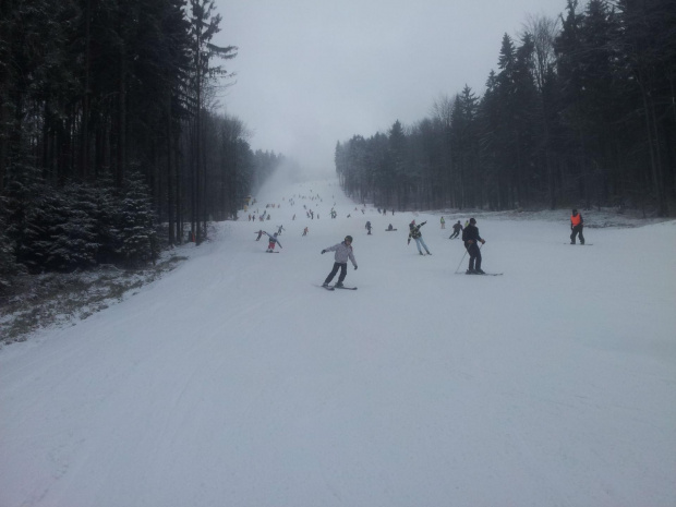 Kraliky, SkiPark Cervena Voda #kraliky #narty