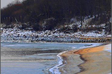 Zima Czarodziejka :) #Kołobrzeg #plaża #zima