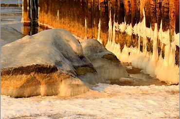 Zima Czarodziejka :) #Kołobrzeg #plaża #zima
