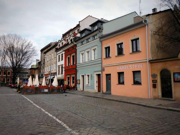 KRAKÓW-KAZIMIERZ-rynek w dzielnicy żydowskiej