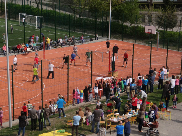 Szkolno-rodzinny piknik zorganizowany w ramach obchodów Dni Patrona - 26.04.2014 #Sp4Piknik