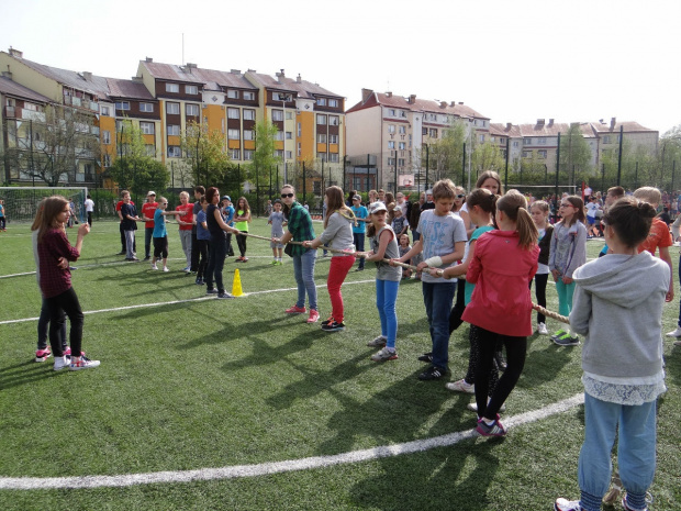 Szkolno-rodzinny piknik zorganizowany w ramach obchodów Dni Patrona - 26.04.2014 #Sp4Piknik