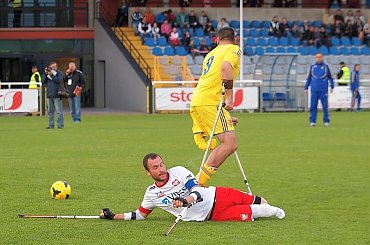 Amp Futbol, mecz Polska - Ukraina 2:1, Suwałki, 21.VI.2014 #AmpFutbol #mecz #reprezentacja #Suwalki
