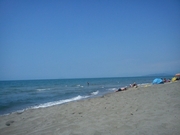 Campingowa plaża #Campania #Neapol #Włochy