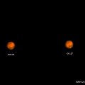Obrót Marsa w ciągu 1,5 godz. czasu