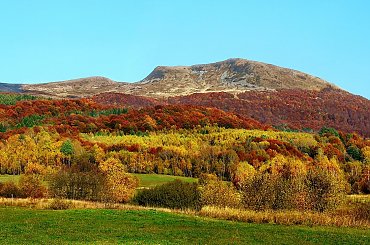 Tarnica jesienią ( ps. dlaczego to foto straciło ostrość po wrzuceniu do Fotosika?) #podkarpacie #jesien #gory