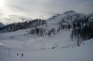 Niedziela - siódemka wzdłuż krzesła Gartnerkofel #Alpy #Austria #Narty #Nassfeld