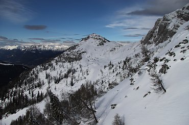 Na Gartnerkofel - widok z platformy widokowej #Alpy #Austria #Narty #Nassfeld