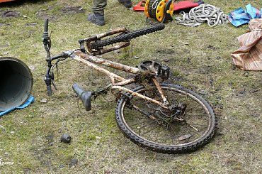 III akcja sprzątania dna Pisy 14.03.2015 #Pisa #Pisz