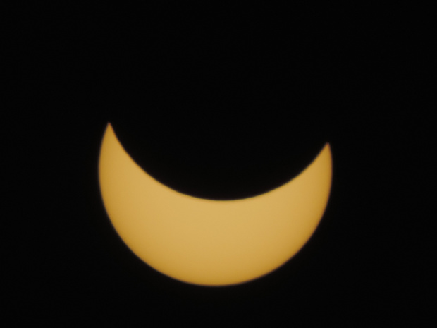 Zaćmienie słońca 2015 obserwowane w Chełmie #słońce #zaćmienie