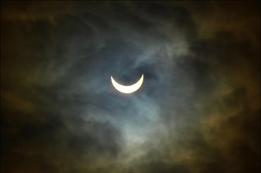 Zaćmienie słońca obserwowałam nad morzem ... #ZaćmienieSłońca