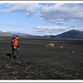 Black volcanic desert near Myrdalsjokull.