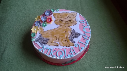 Kotek dla Nikoli #TortZKotami #TortyOklicznosciowe #TortKoty