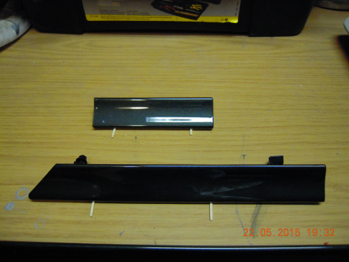 Drewienko deski rozdzielczej polakierowane na kolor 199 blublack metalic