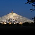 Most Rędziński zza Wrocka, pierwsze próby nocnej fotografii