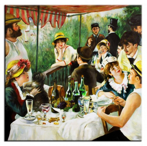 Pierre Renoir - Frühstück der Ruderer-90x90cm Ölgemälde Handgemalt Leinwand Sygniert G00606.
cena 319,99 euro.
wysylka 0 euro.
malowany recznie
