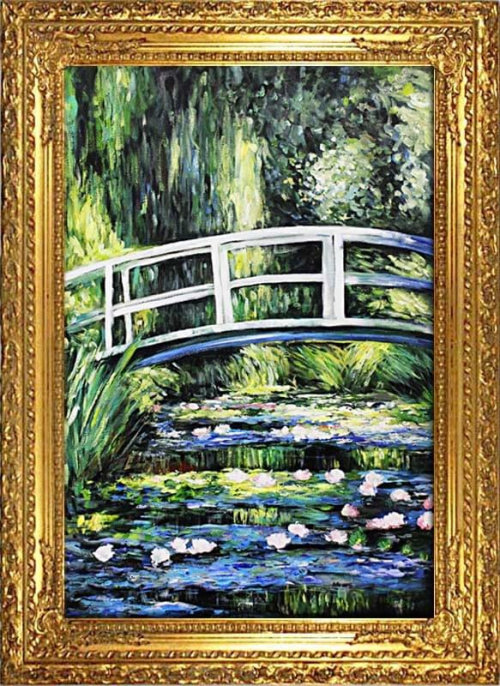 Claude Monet - Japanische Brücke-110x80cm Ölgemälde Handgemalt Leinwand Rahmen-Sygniert G17001.
cena 249,99 euro.
wysylka 0 euro.
malowany recznie