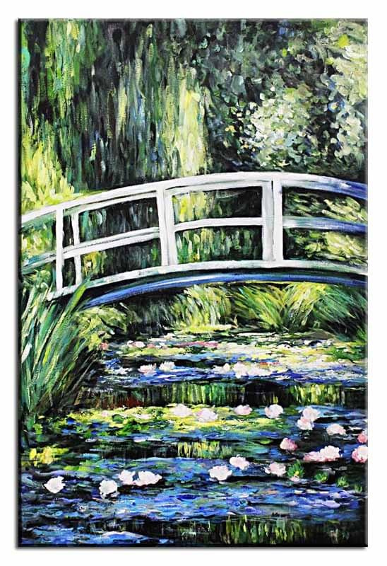 Cloude Monet-Japanische Brücke-90x60cm-Ölgemälde Handgemalt Leinwand Sygniert G17002.
cena 129,99 euro.
wysylka 0 euro.
malowany recznie