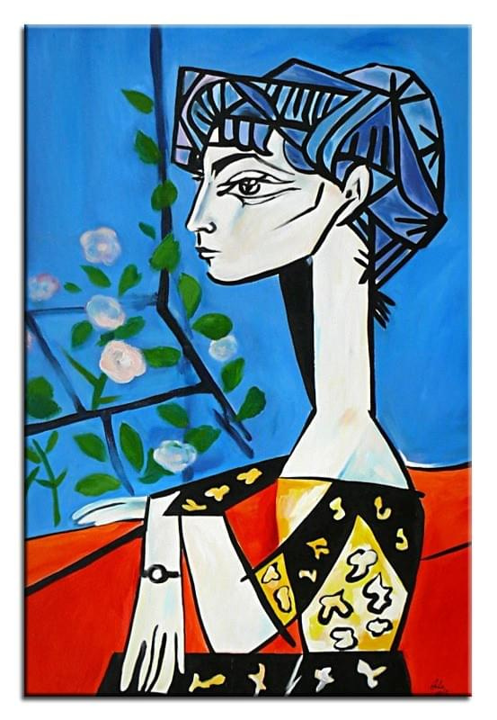 Pablo Picasso-Jacqueline-90x60cm Ölgemälde Handgemalt Leinwand Sygniert G00791.
cena 129,99 euro.
wysylka 0 euro.
malowany recznie