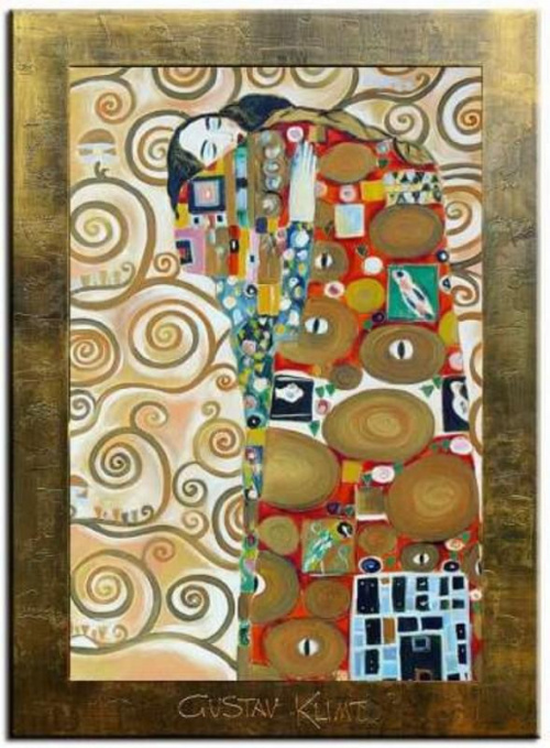 Gustav Klimt - Die Erfüllung -107x77cm Ölgemälde Handgemalt Leinwand Rahmen Sygniert G00324
cena 159 euro.
wysylka 0 euro.
malowany recznie