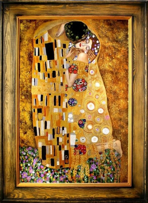Gustav Klimt - Der Kuss -112x82cm Ölgemälde Handgemalt Leinwand Rahmen Sygniert G15238
cena 189 euro.
wysylka 0 euro.
malowany recznie