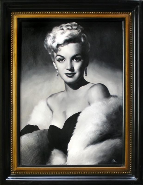 Marilyn Monroe- Ölgemälde handgemalt Rahmen Sygniert 86x66cm, G15553.
189 euro,wys - 0 euro. #kobieta