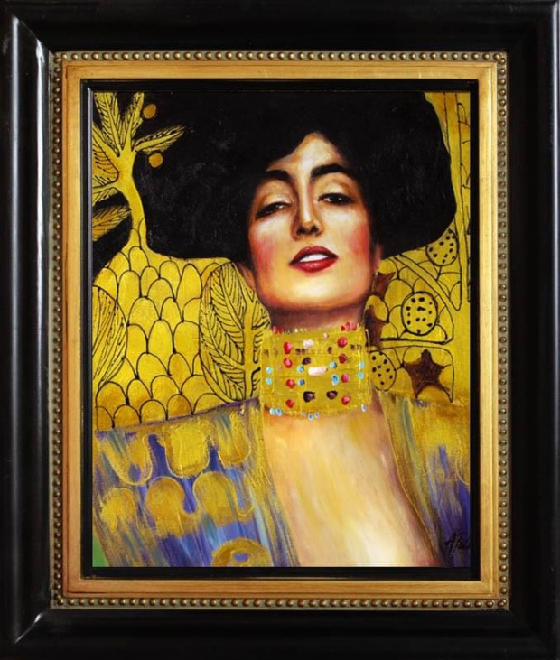 Gustav Klimt - Judyta -68x58cm Ölgemälde Handgemalt Leinwand Rahmen Sygniert G17368
cena 129 euro.
wysylka 0 euro.
malowany recznie