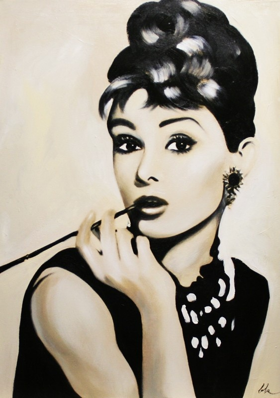 Audrey Hepburn-Ölgemälde handgemalt Sygniert 70x50cm G05532
Cena 94,99euro. wys.0
malowany recznie #kobiety