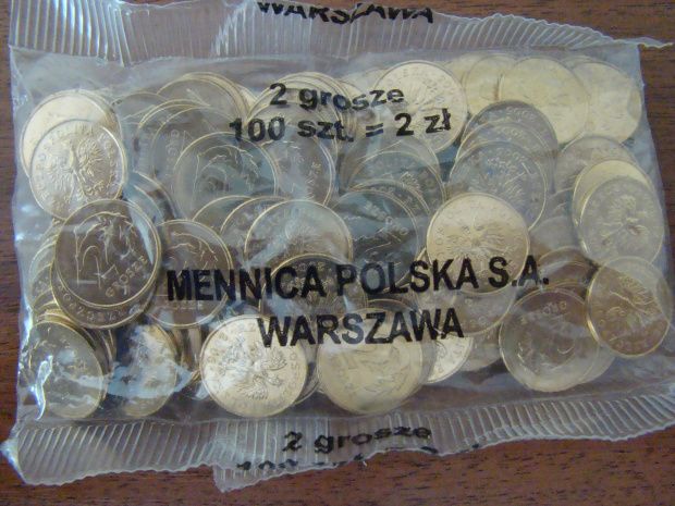 Worek 2 gr groszy 2005 woreczek saszetka
ORYGINALNY WORECZEK MENNICZY 100 x 2 GROSZY z 2005 ROKU
OPAKOWANIE W STANIE MENNICZYM
cena 44,99 ilosc na jednej aukcji 5 worki.wys.8 list priorytetowy,kurier DPD 16zl