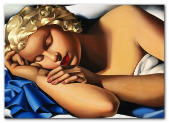 Tamara de Lempicka Das schlafende Mädchen Leinwandbild 90x60cm