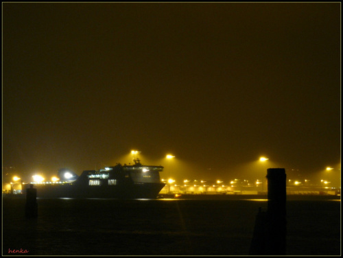 w porcie nocą #noc #port